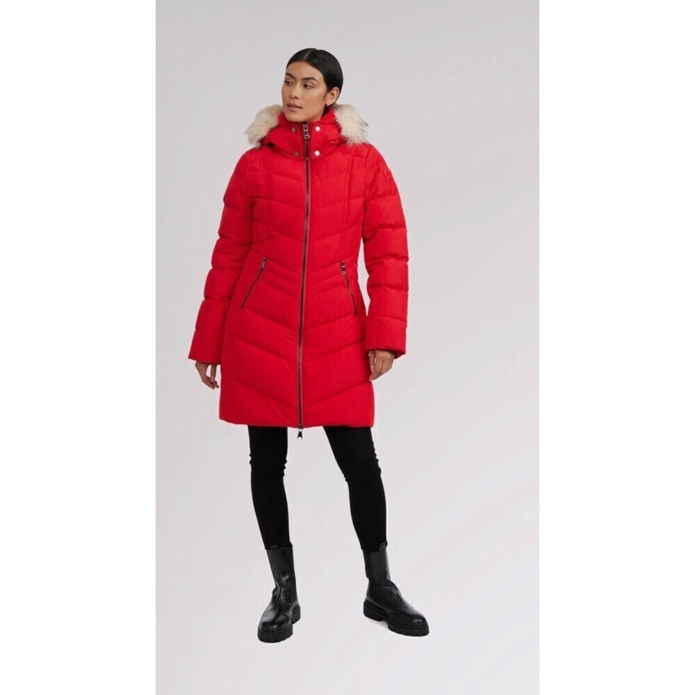 BNWT Women's Pajar Red Winter Parka Down Jacket - Size S - Picture 9 of 10